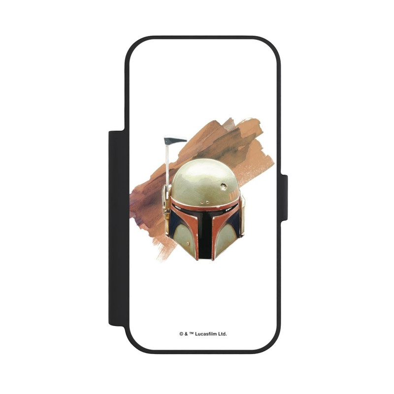 iPhone 18 Pro NIVOflip Casque Boba Fett Blanc