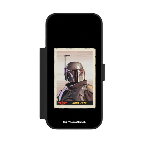 Apple iPhone 18 Pro NIVOflip Boba Fett Badges Schwarzer Hintergrund
