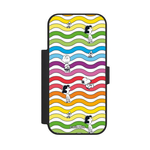 Apple iPhone 18 Pro NIVOflip Snoopy Pattern Arc-en-ciel