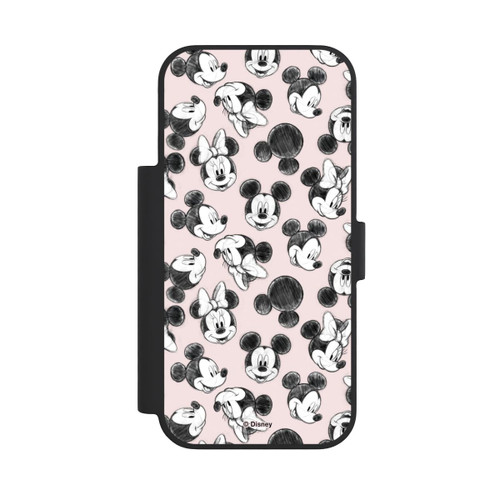 Apple iPhone 18 Pro NIVOflip Minnie &amp; Mickey Viele Gesichter Pink