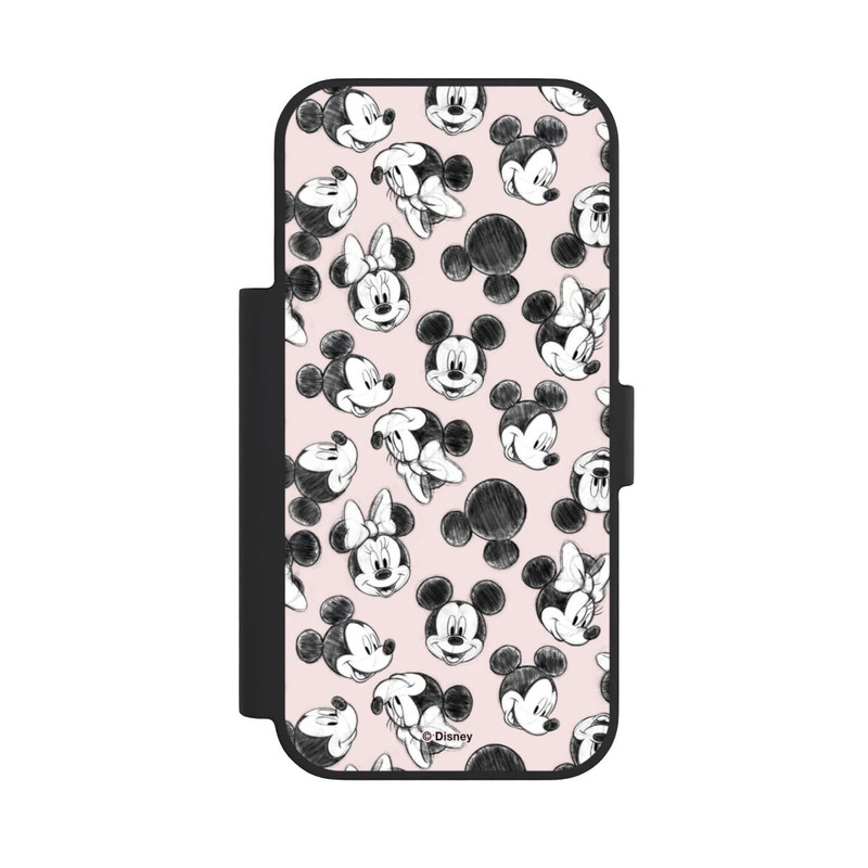 iPhone 18 Pro NIVOflip Minnie & Mickey Viele Gesichter Pink