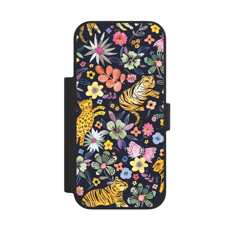 iPhone 18 Pro NIVOflip Tigres & Fleurs du Printemps