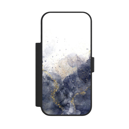 Apple iPhone 18 Pro NIVOflip Alcohol Ink Blue Glamour