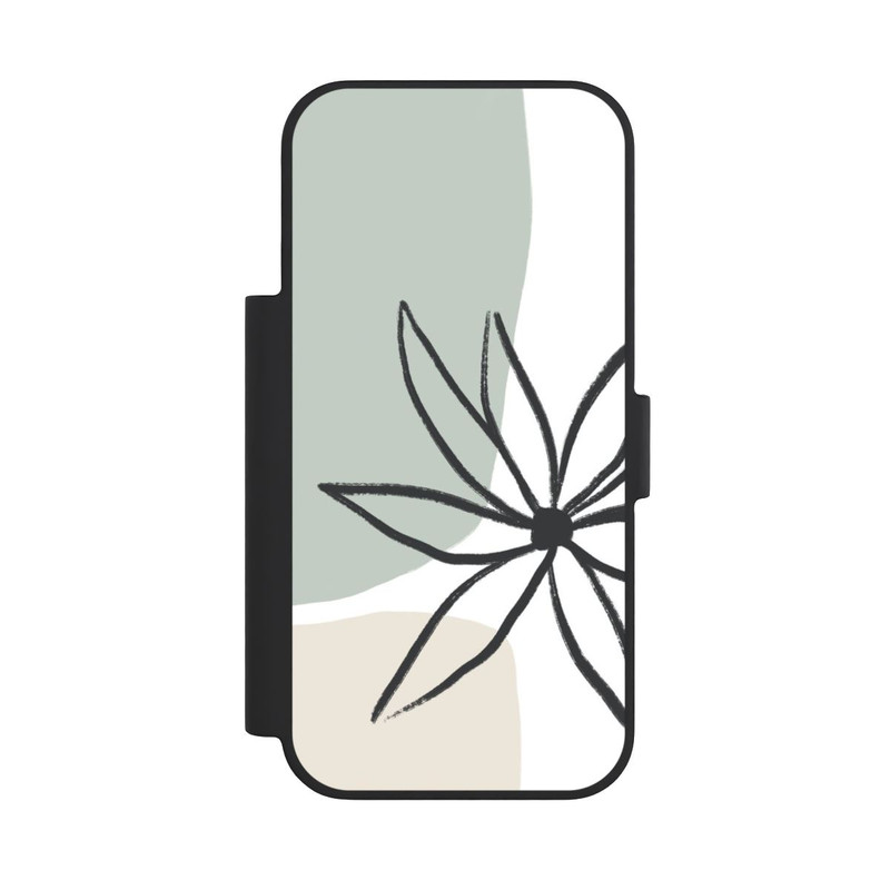 iPhone 18 Pro NIVOflip Blume Minze und Sahne