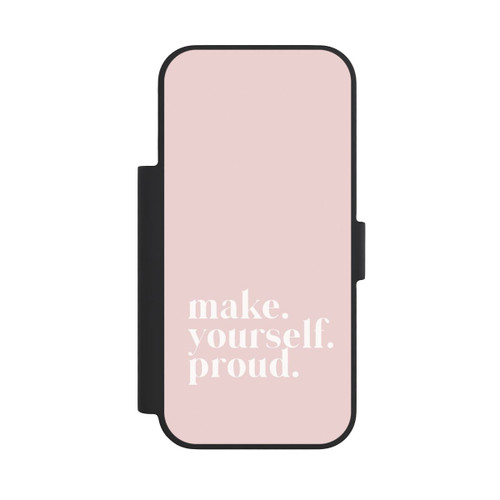 Apple iPhone 18 Pro NIVOflip Make Yourself Proud Zitat - Altrosa