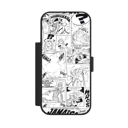 Apple iPhone 18 Pro NIVOflip BD Astérix Blanc &amp; Noir