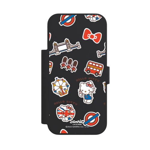 Apple iPhone 18 Pro NIVOflip Hello Kitty Londoner Abzeichen Transparent