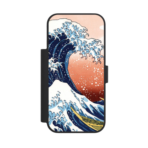 Apple iPhone 18 Pro NIVOflip La Grande Vague de Kanagawa Rouge