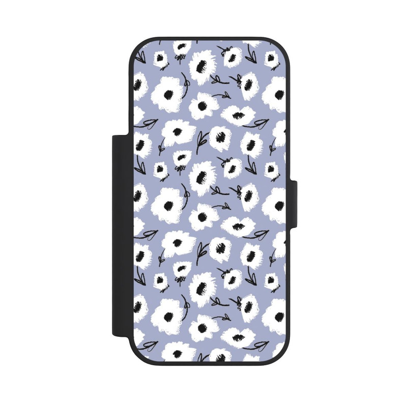 iPhone 18 Pro NIVOflip Pattern Fleurs Lilas
