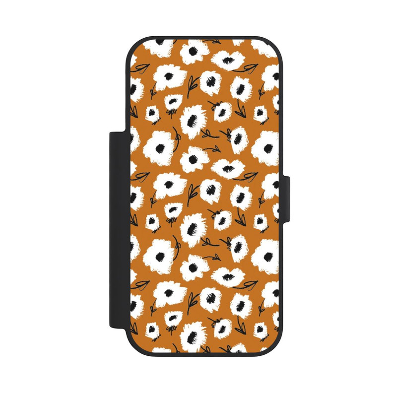 iPhone 18 Pro NIVOflip Pattern Fleurs Ocres