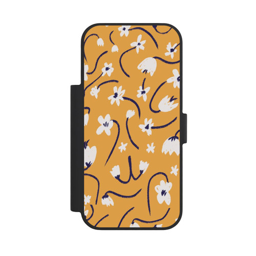 Apple iPhone 18 Pro NIVOflip Pattern Petites Fleurs Jaunes