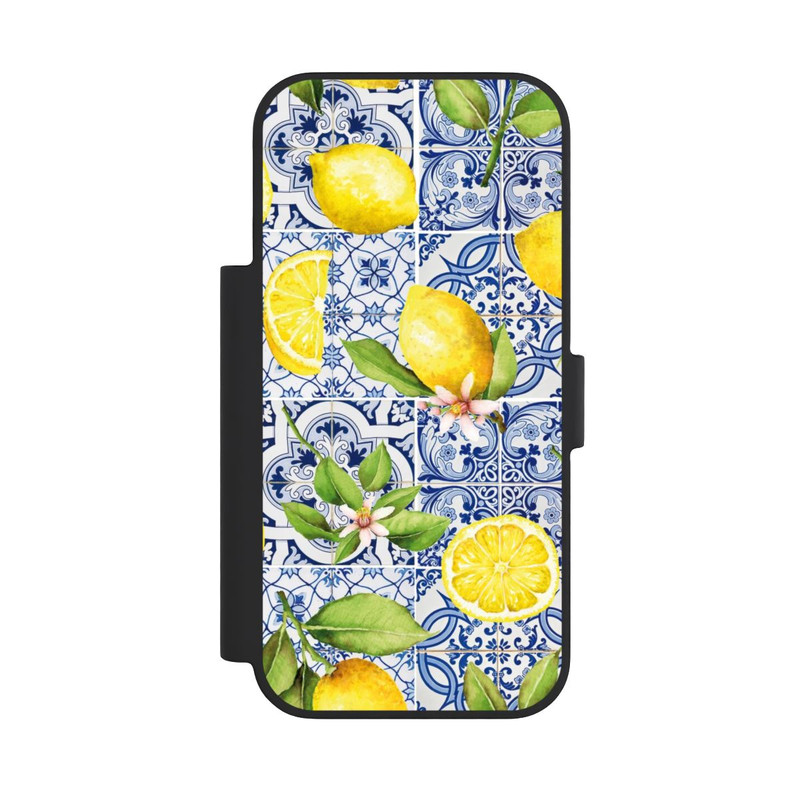 iPhone 18 Pro NIVOflip Griechische Zitronen Muster