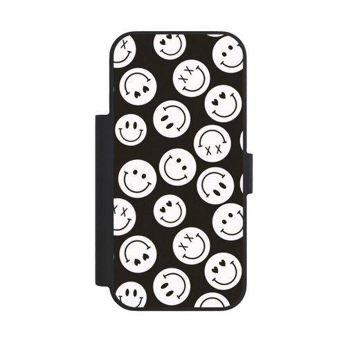 Apple iPhone 18 Pro NIVOflip Smiles Emotes Pattern Black And White