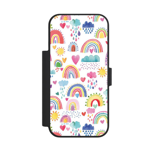 Apple iPhone 18 Pro NIVOflip Lovely Rainbows Multi Red