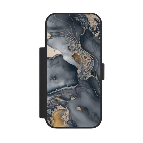 Apple iPhone 18 Pro NIVOflip Alcohol Ink Gold Grey