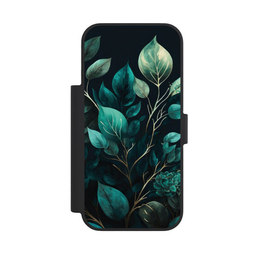 Apple iPhone 18 Pro NIVOflip Eukalyptus dunkler Hintergrund