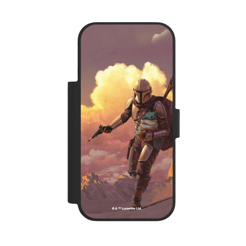 Apple iPhone 18 Pro NIVOflip Der Mandalorianer und Grogu Sonnenguntergang Wolken
