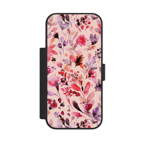 Apple iPhone 18 Pro NIVOflip Künstlerische Blumen Viva Magenta