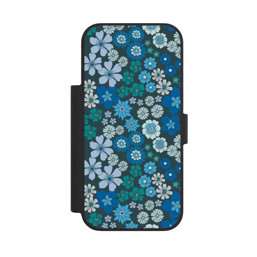 Apple iPhone 18 Pro NIVOflip Fleurs bleues DeinDesign