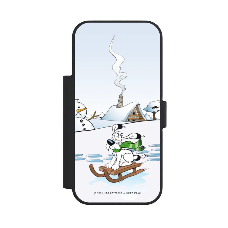 iPhone 18 Pro NIVOflip Idéfix fait du traîneau