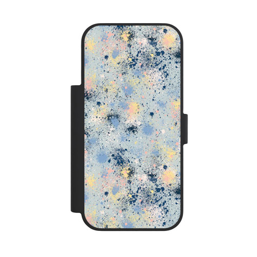 Apple iPhone 18 Pro NIVOflip Ink Dripping Dust Texture Blue