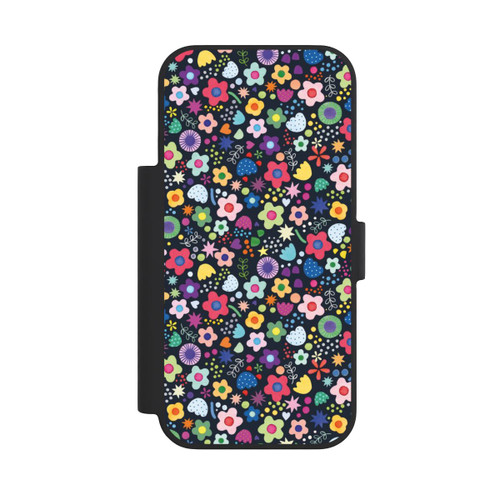 Apple iPhone 18 Pro NIVOflip Psychedelic Flowers Multi Black