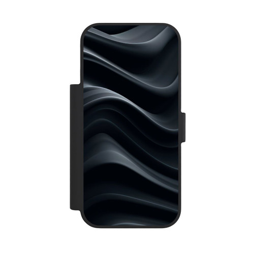 Apple iPhone 18 Pro NIVOflip Black Waves Texture
