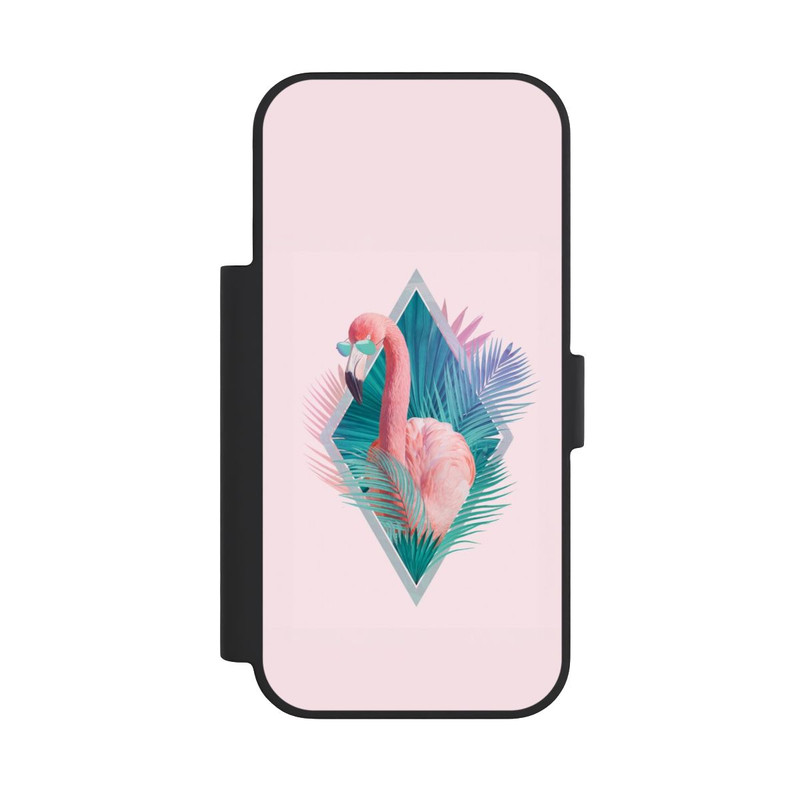 iPhone 18 Pro NIVOflip Feuilles tropicales Flamant