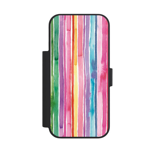 Apple iPhone 18 Pro NIVOflip Camouflage Rayures arc-en-ciel