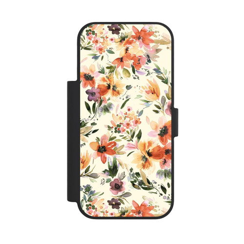 Apple iPhone 18 Pro NIVOflip Summer Artistic Flowers Ivory