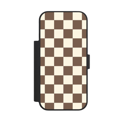 Apple iPhone 18 Pro NIVOflip Checkerboard brown