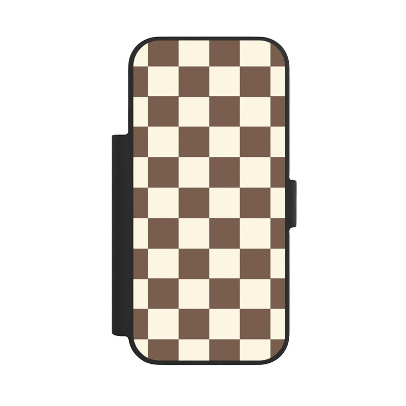 iPhone 18 Pro NIVOflip Checkerboard brown