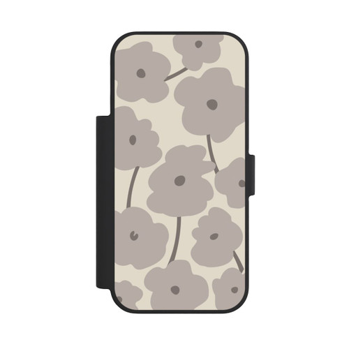 Apple iPhone 18 Pro NIVOflip Minimalistische Blumen Beige