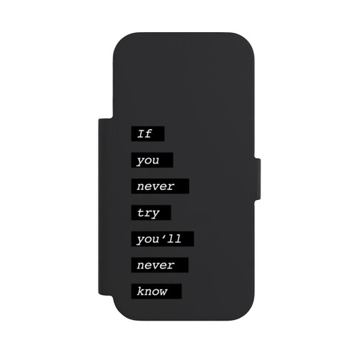 Apple iPhone 18 Pro NIVOflip If You Try Black Transparent