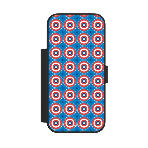 Apple iPhone 18 Pro NIVOflip Captain American Shield Pattern
