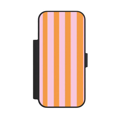 Apple iPhone 18 Pro NIVOflip Orange And Pink Stripes