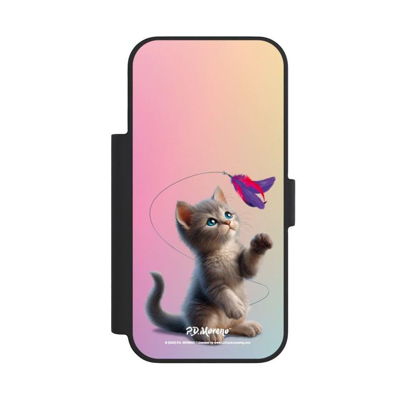 iPhone 18 Pro NIVOflip Playing Cat with Feather