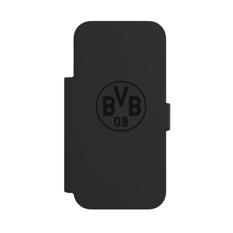iPhone 18 Pro NIVOflip BVB Logo Schwarz Transparent