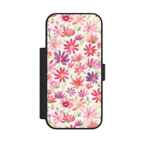 Apple iPhone 18 Pro NIVOflip Boho Cosmos Flowers Purple