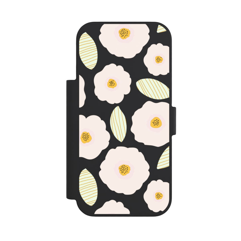 iPhone 18 Pro NIVOflip Simple Pastell Flowers Light Transparent