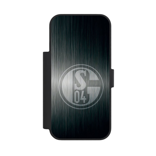 Apple iPhone 18 Pro NIVOflip Schalke 04 Metall Look