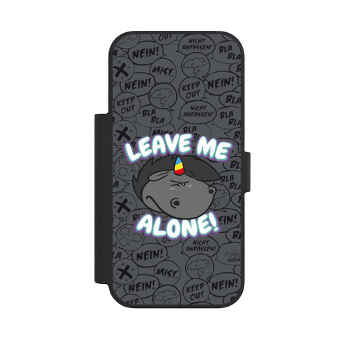 Apple iPhone 18 Pro NIVOflip Grummel Leave me Alone