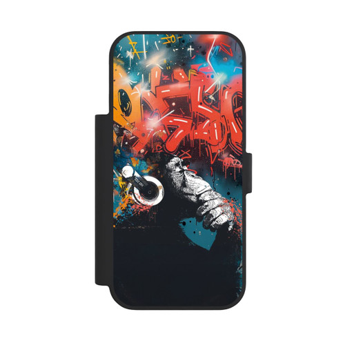 Apple iPhone 18 Pro NIVOflip Affe Stereo Kopfhörer Graffiti Street Art