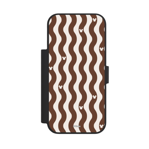 Apple iPhone 18 Pro NIVOflip Mickey Mouse Brown Pattern Waves