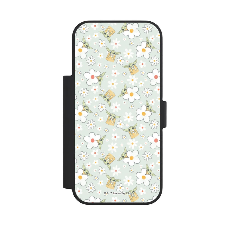 iPhone 18 Pro NIVOflip Baby Yoda Blumen Muster