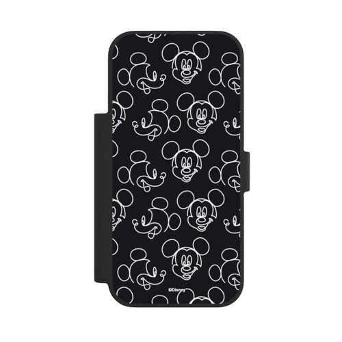 Apple iPhone 18 Pro NIVOflip Disney Mickey Muster Schwarz
