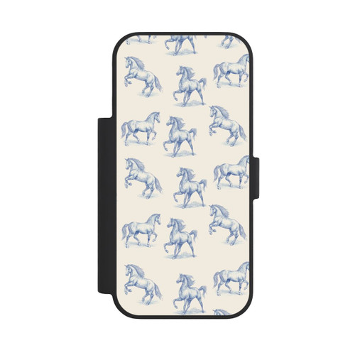 Apple iPhone 18 Pro NIVOflip Horses Pattern Toile de Jouy mit KI
