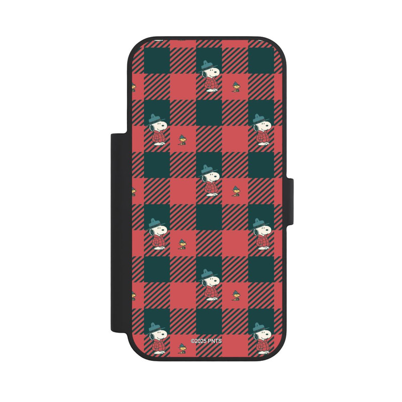 iPhone 18 Pro NIVOflip Peanuts Rot Schottenmuster