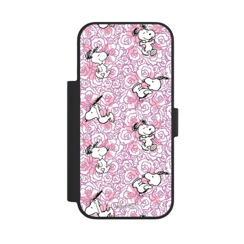 Apple iPhone 18 Pro NIVOflip Peanuts Pink Roses Pattern