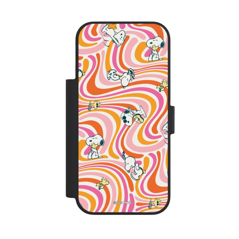 iPhone 18 Pro NIVOflip Peanuts Hippie Pattern Orange